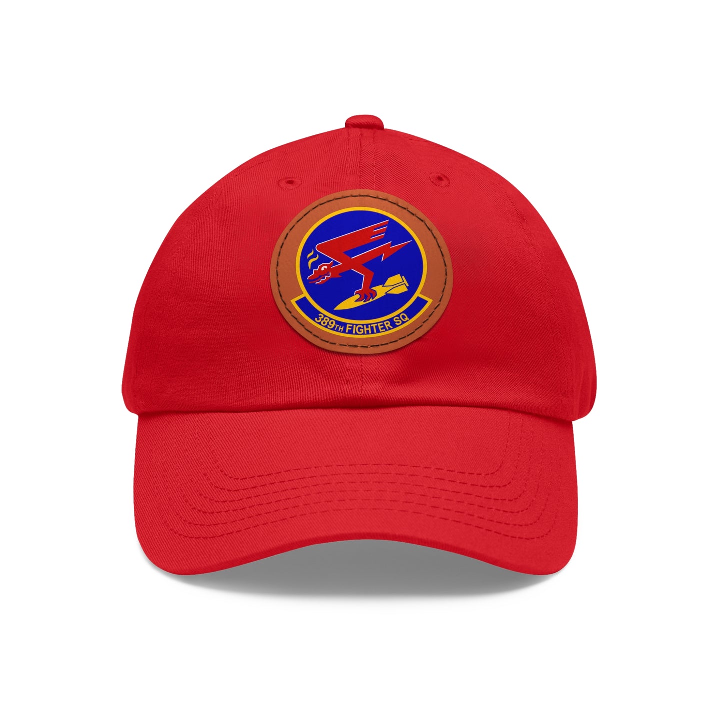 389FS T-Bolts Leather Patch Hat, Multiple Colors
