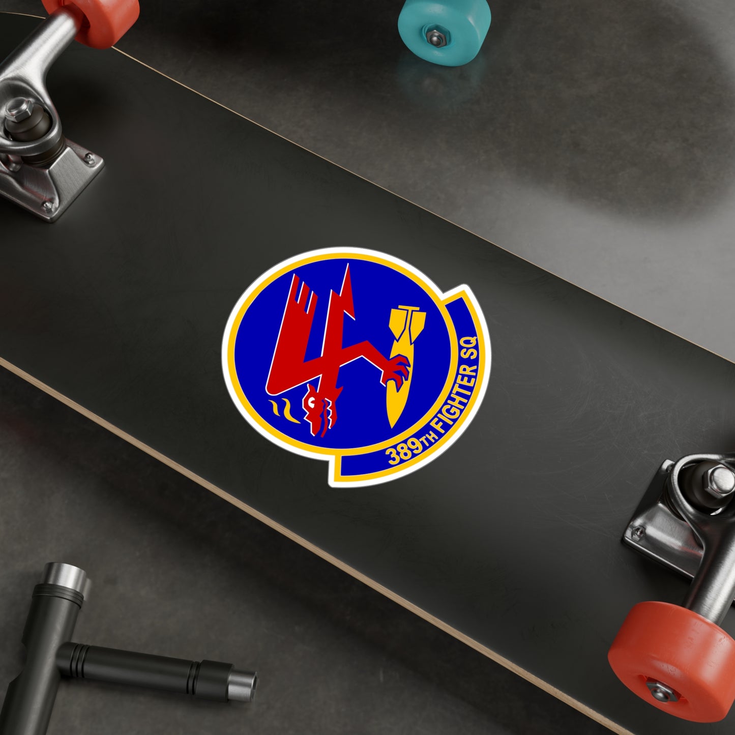 389FS "T-Bolts" Vinyl Decal, Indoor/Outdoor, 4 Sizes Available