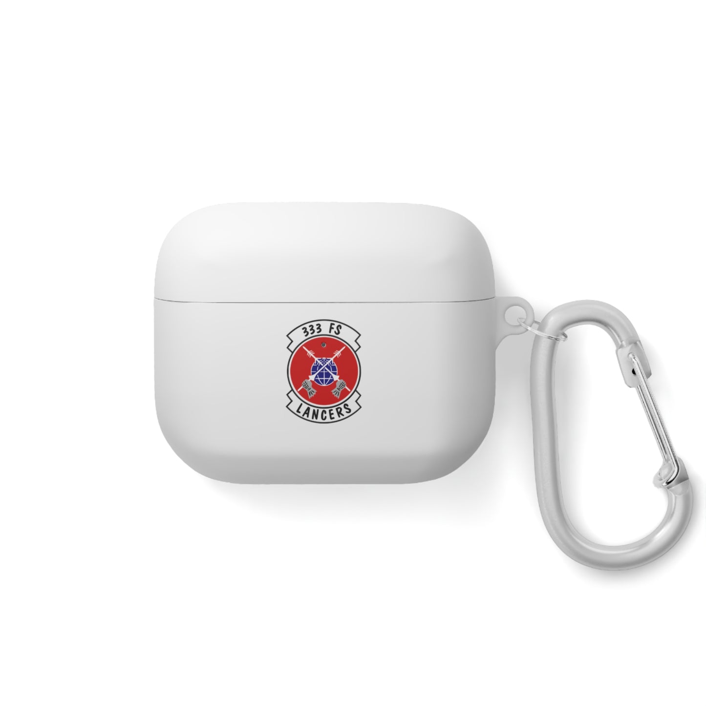 AirPods and AirPods Pro Case Cover, 333FS with F-15E Front Silhouette on Back
