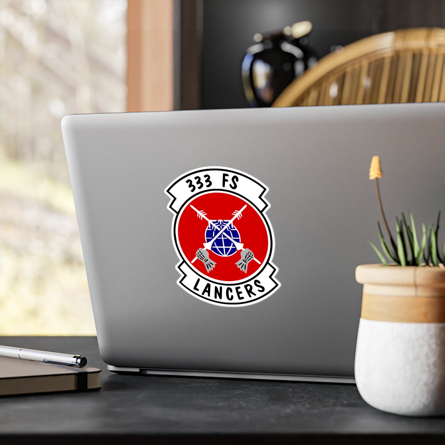 333FS "Lancers" Vinyl Decal, Indoor/Outdoor, 4 Sizes Available