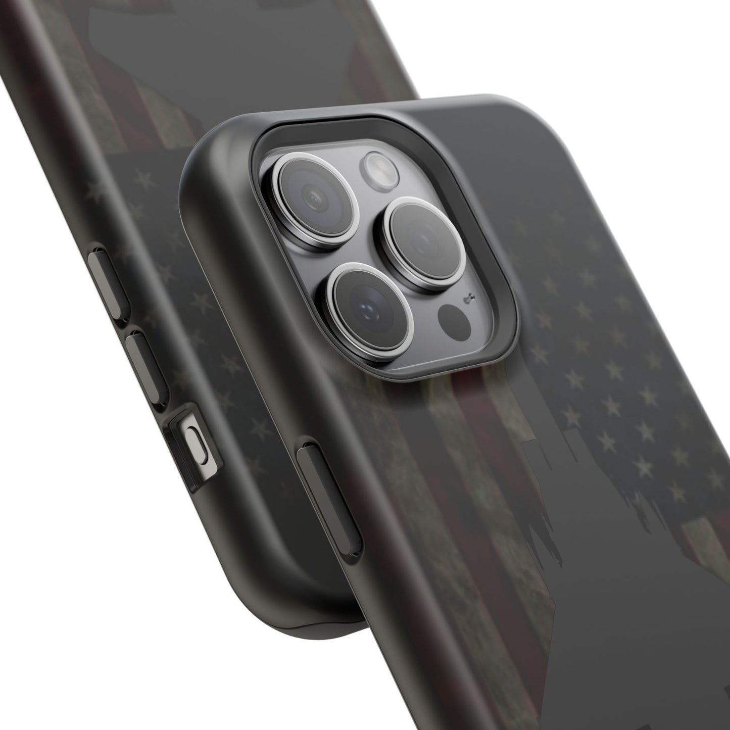 F-15E Silhouette Old Glory Magnetic Tough Cases for iPhone