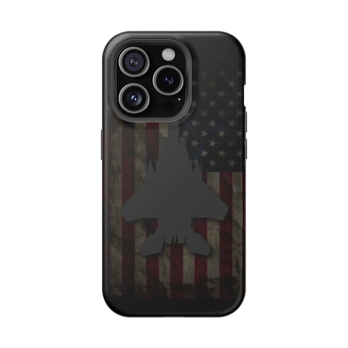 F-15E Silhouette Old Glory Magnetic Tough Cases for iPhone