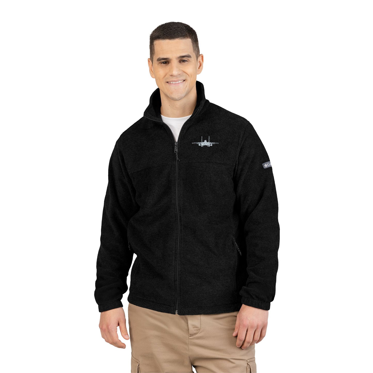 F-15E Nose-On Embroidered Columbia Fleece Jacket