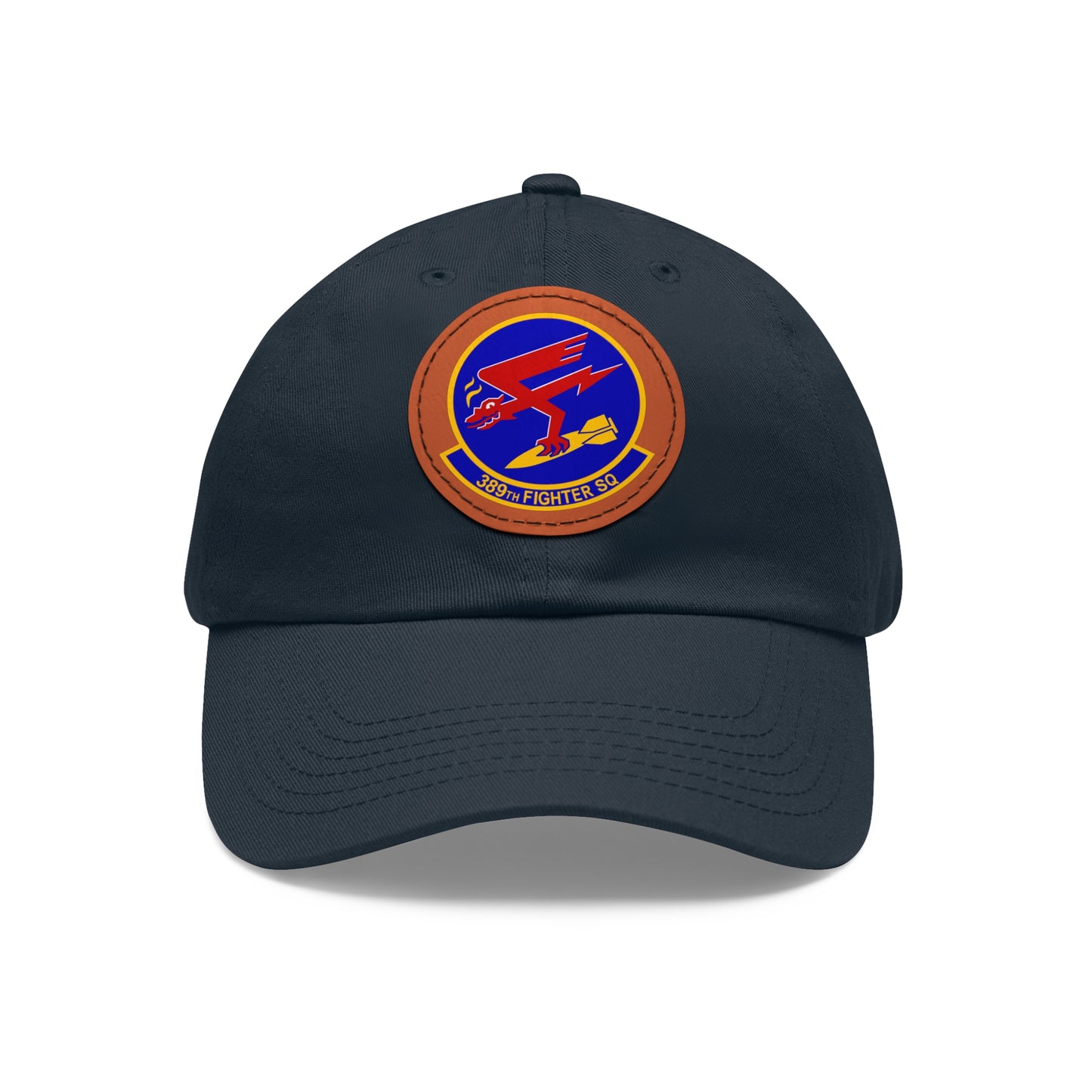 389FS T-Bolts Leather Patch Hat, Multiple Colors