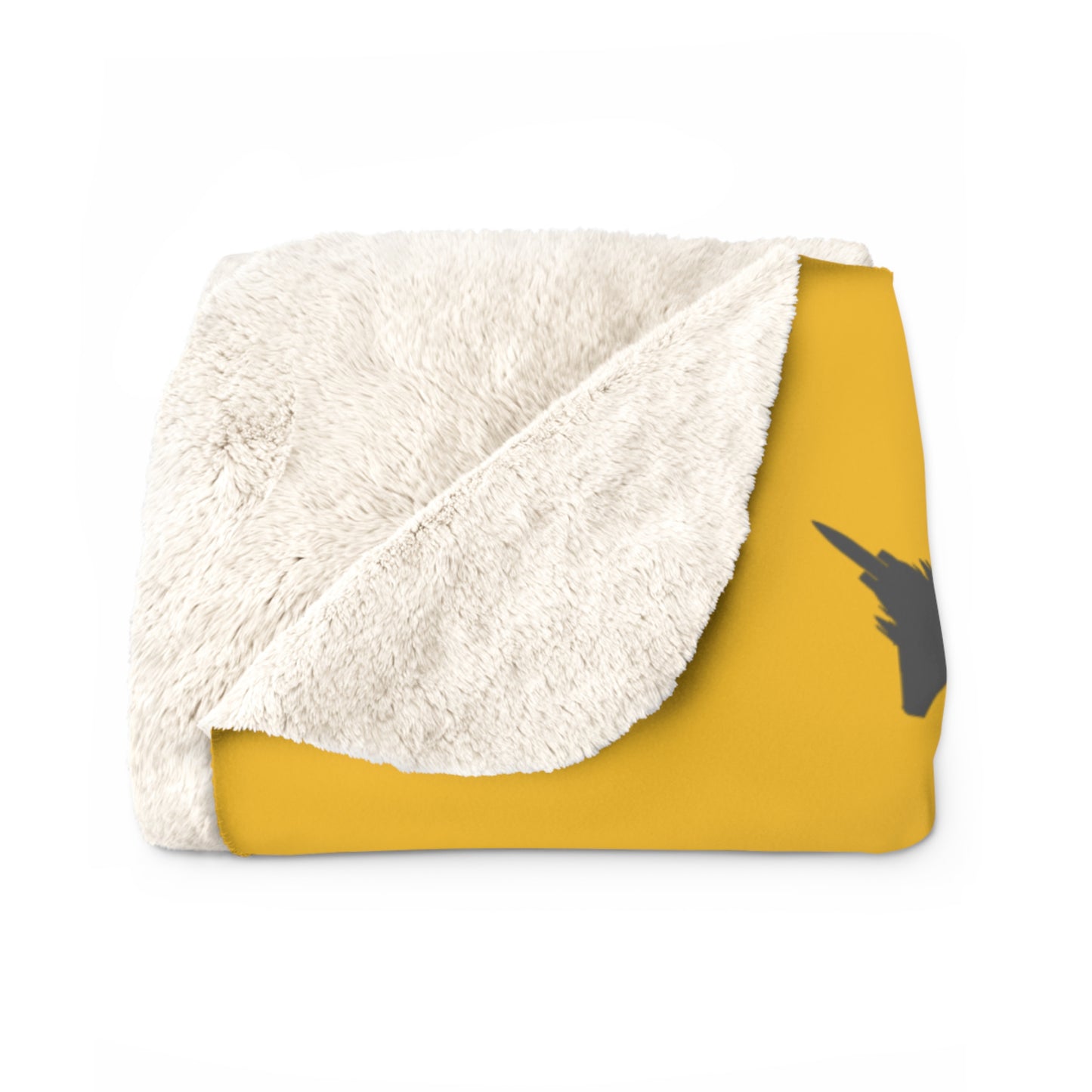 F-15E Pattern Sherpa Fleece Blanket, Yellow