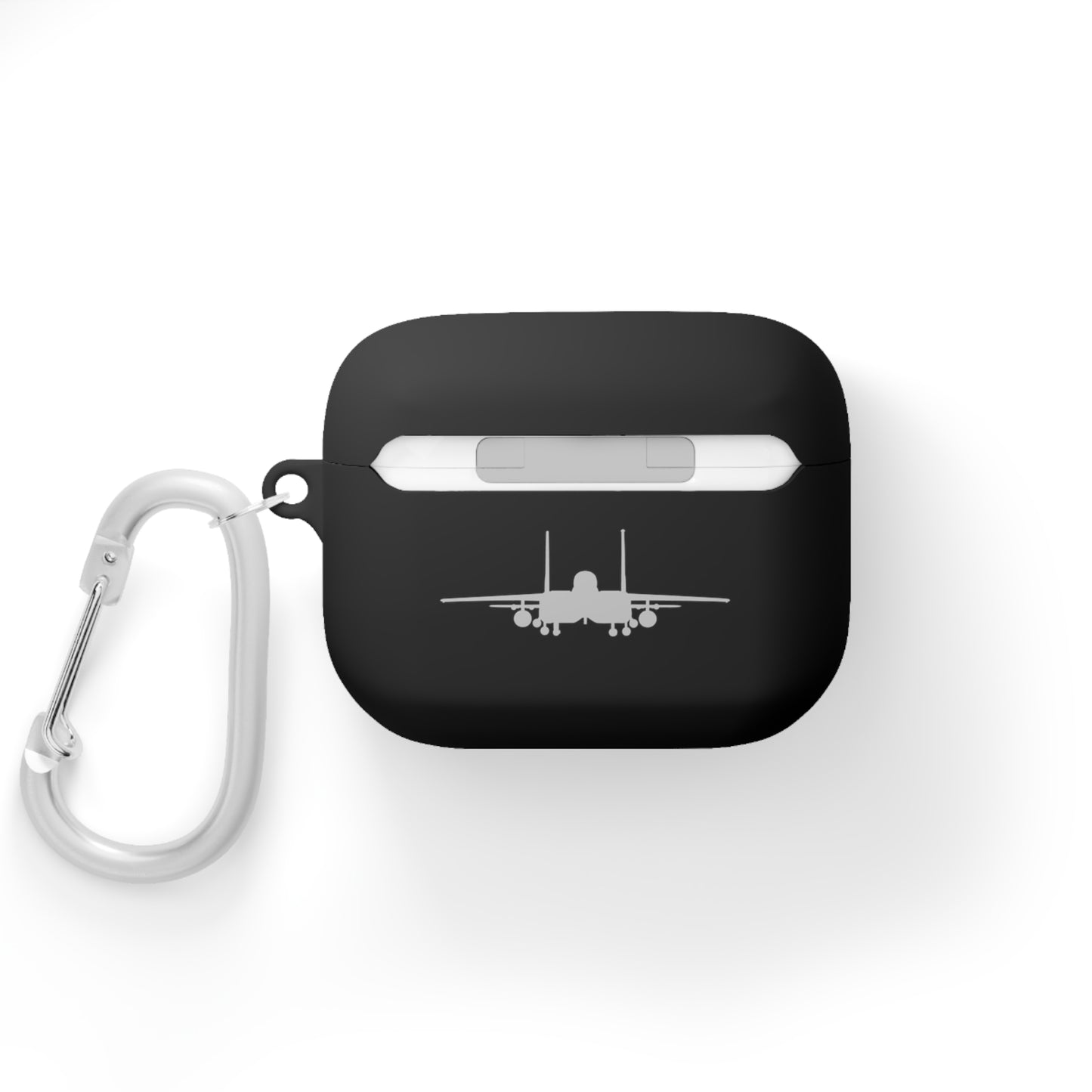 AirPods and AirPods Pro Case Cover, 333FS with F-15E Front Silhouette on Back