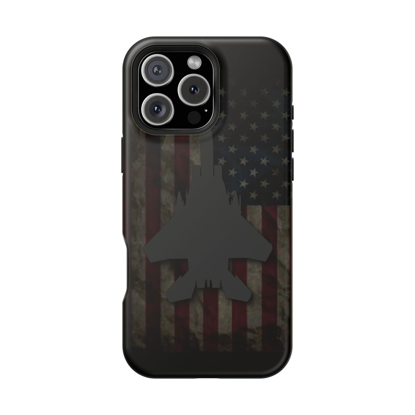 F-15E Silhouette Old Glory Magnetic Tough Cases for iPhone