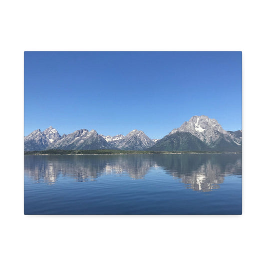 Canvas Stretched, Tetons, WY
