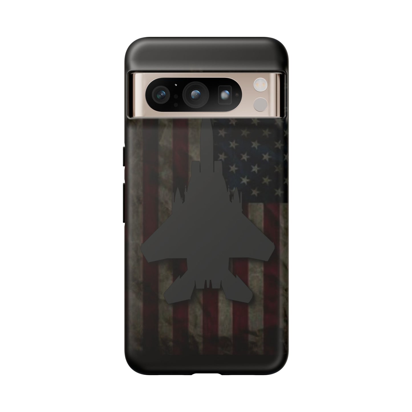 F-15E Silhouette Old Glory Tough Cases for iPhone, Samsung, Google