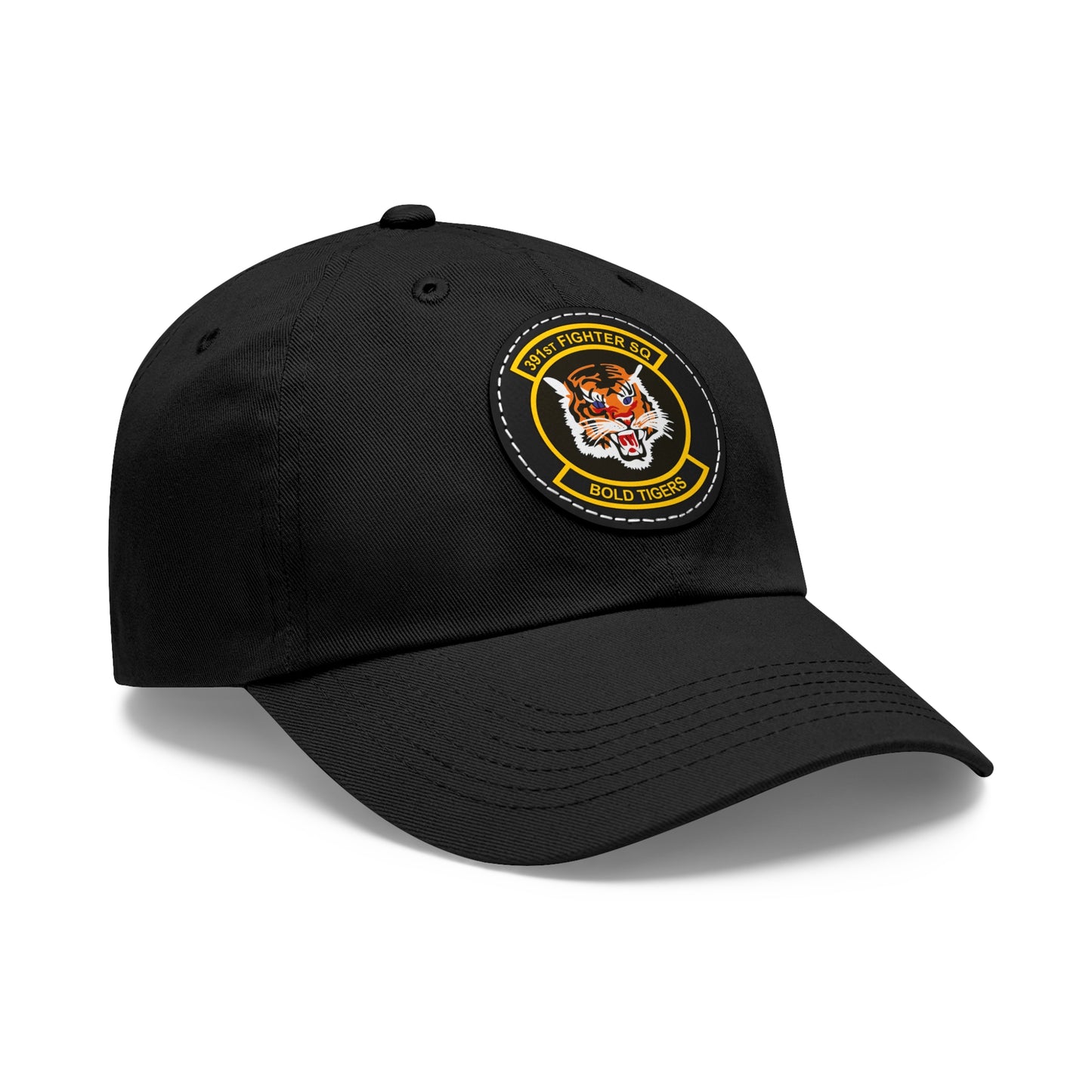 391FS Bold Tigers Leather Patch Hat, Multiple Colors