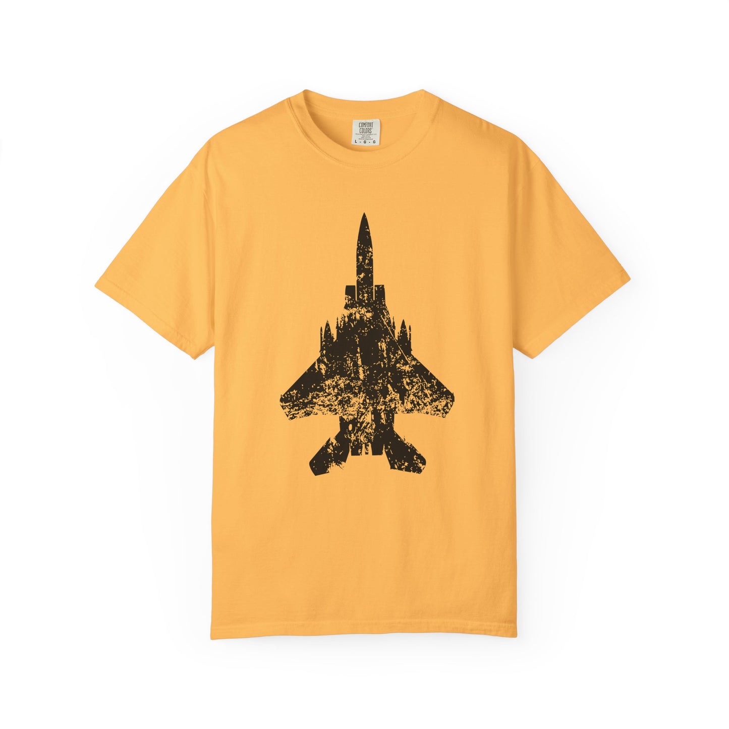 F-15E Grunge Comfort Colors Unisex T-Shirt, Casual Wear, Gift for Pilots, Aviation Lovers, Travel Enthusiasts, Plane Spotting