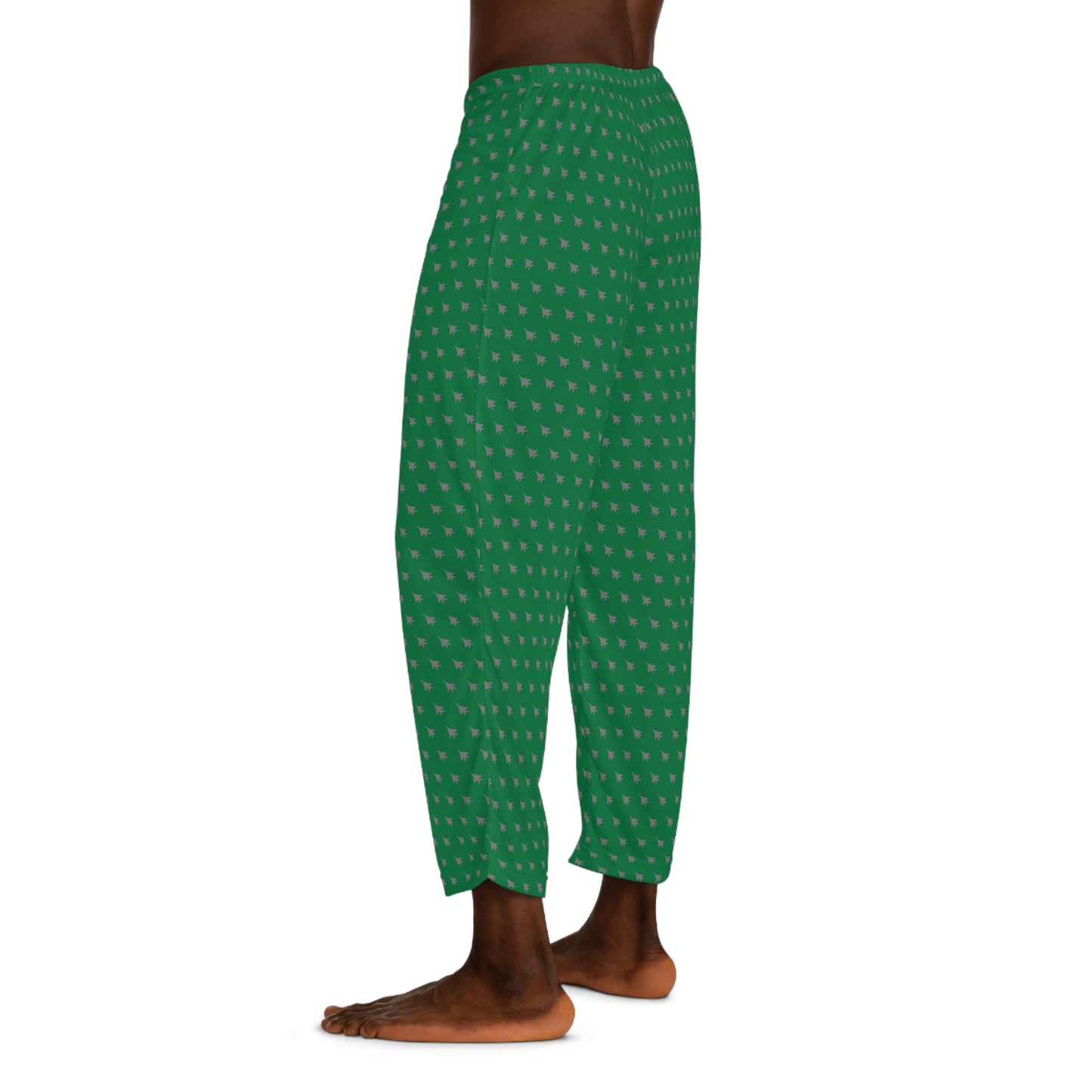 F-15E Men's Pajama Pants, Dark Green