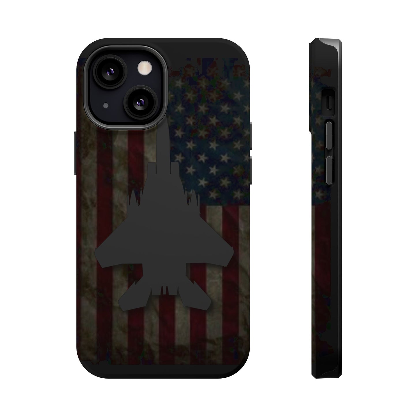 F-15E Silhouette Old Glory Magnetic Tough Cases for iPhone