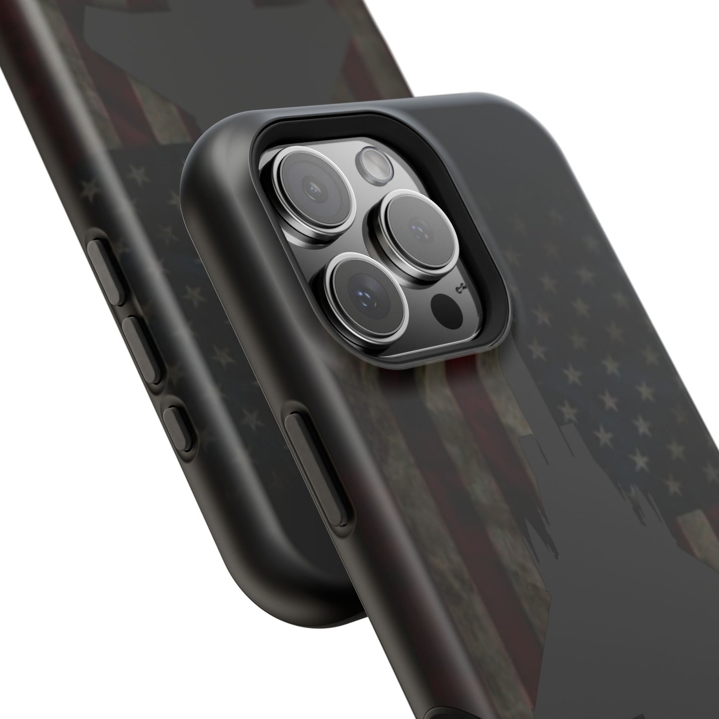 F-15E Silhouette Old Glory Magnetic Tough Cases for iPhone