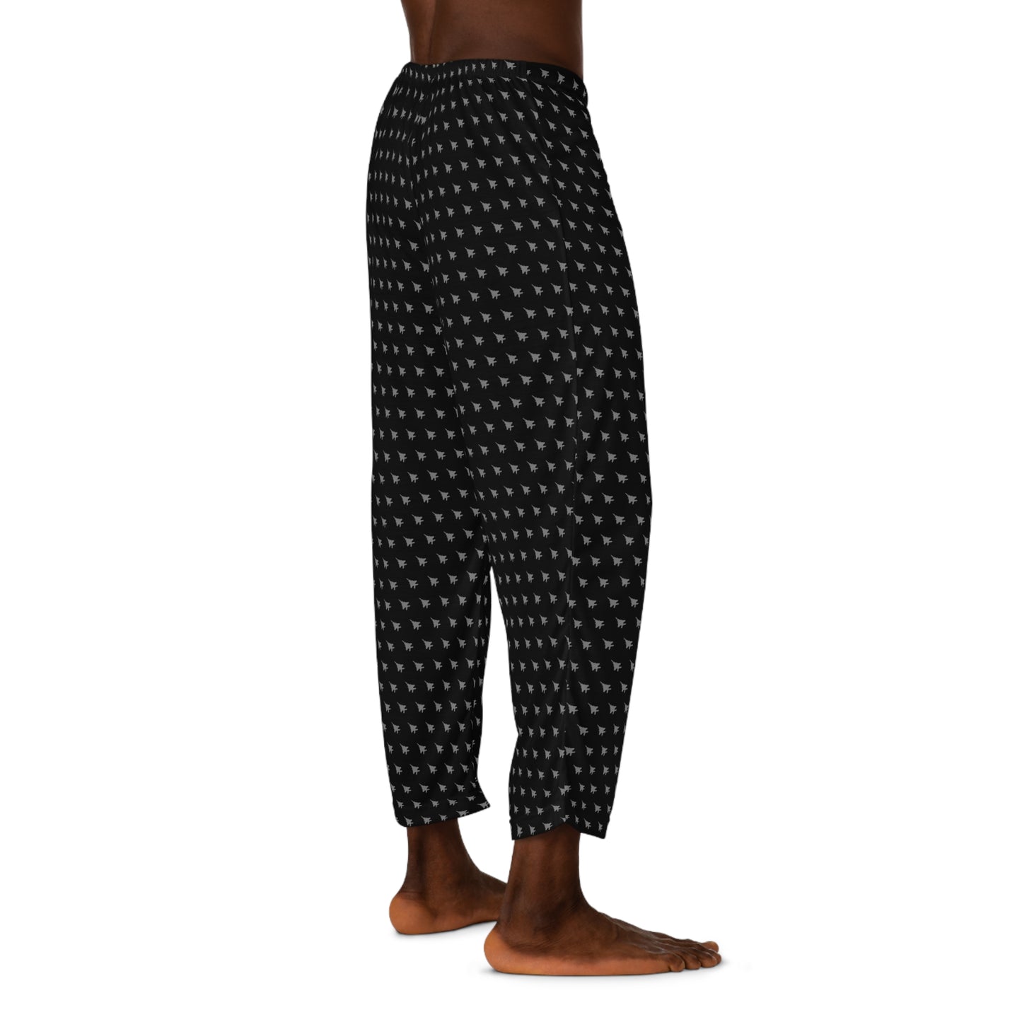 F-15E Men's Pajama Pants, Black