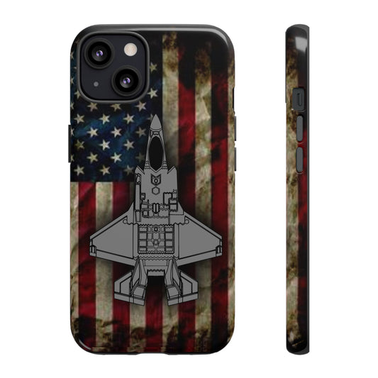 F-35A Old Glory Tough Cases for iPhone, Samsung, Google