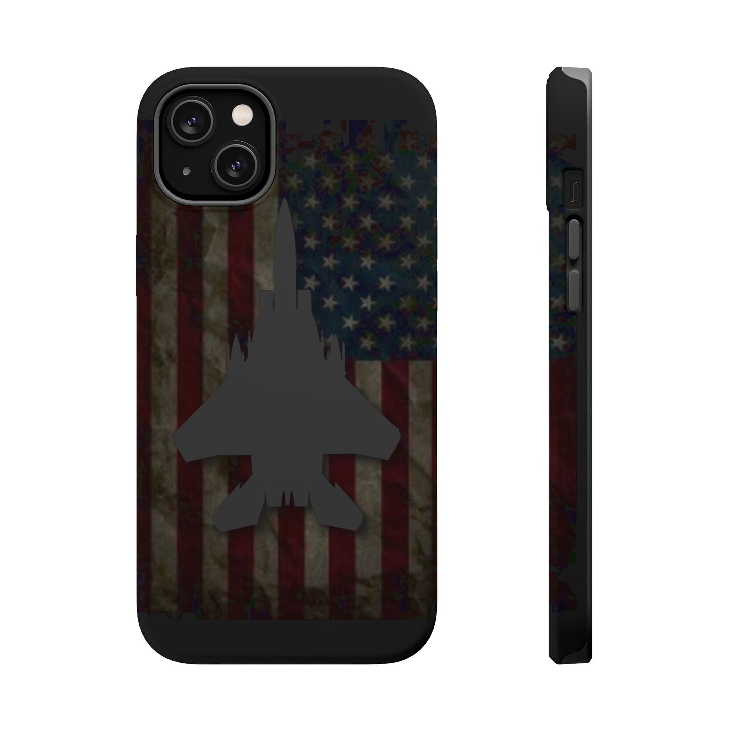 F-15E Silhouette Old Glory Magnetic Tough Cases for iPhone