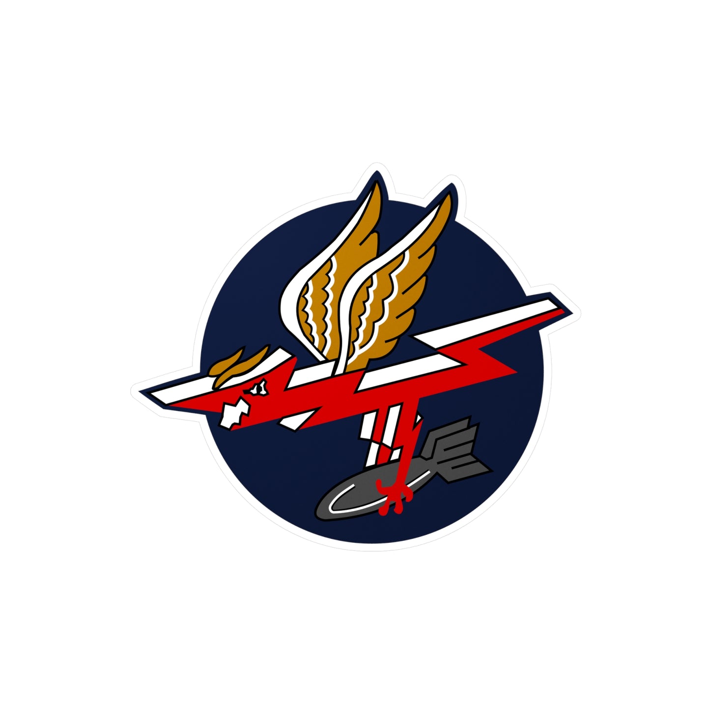 389FS "T-Bolts" Heritage Patch Vinyl Decal