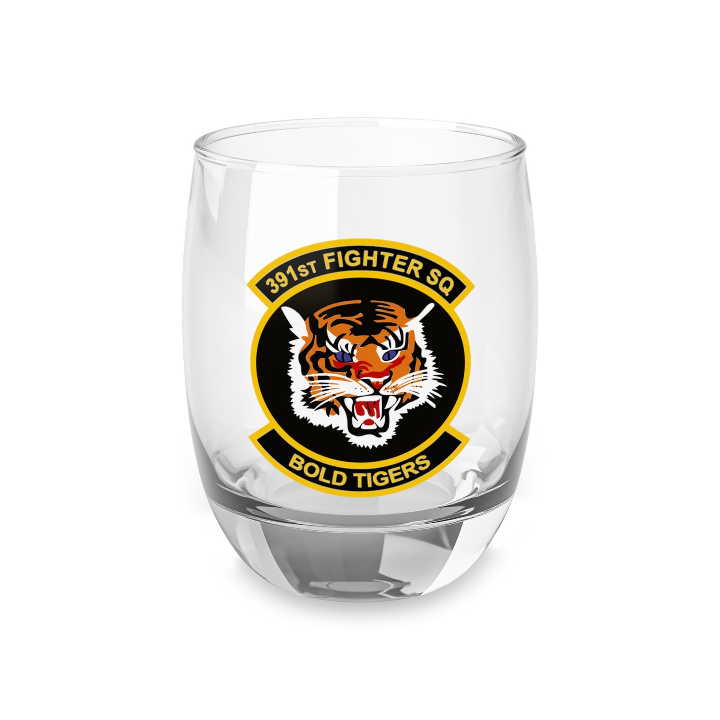 391FS "Bold Tigers" Whiskey Glass, 6oz