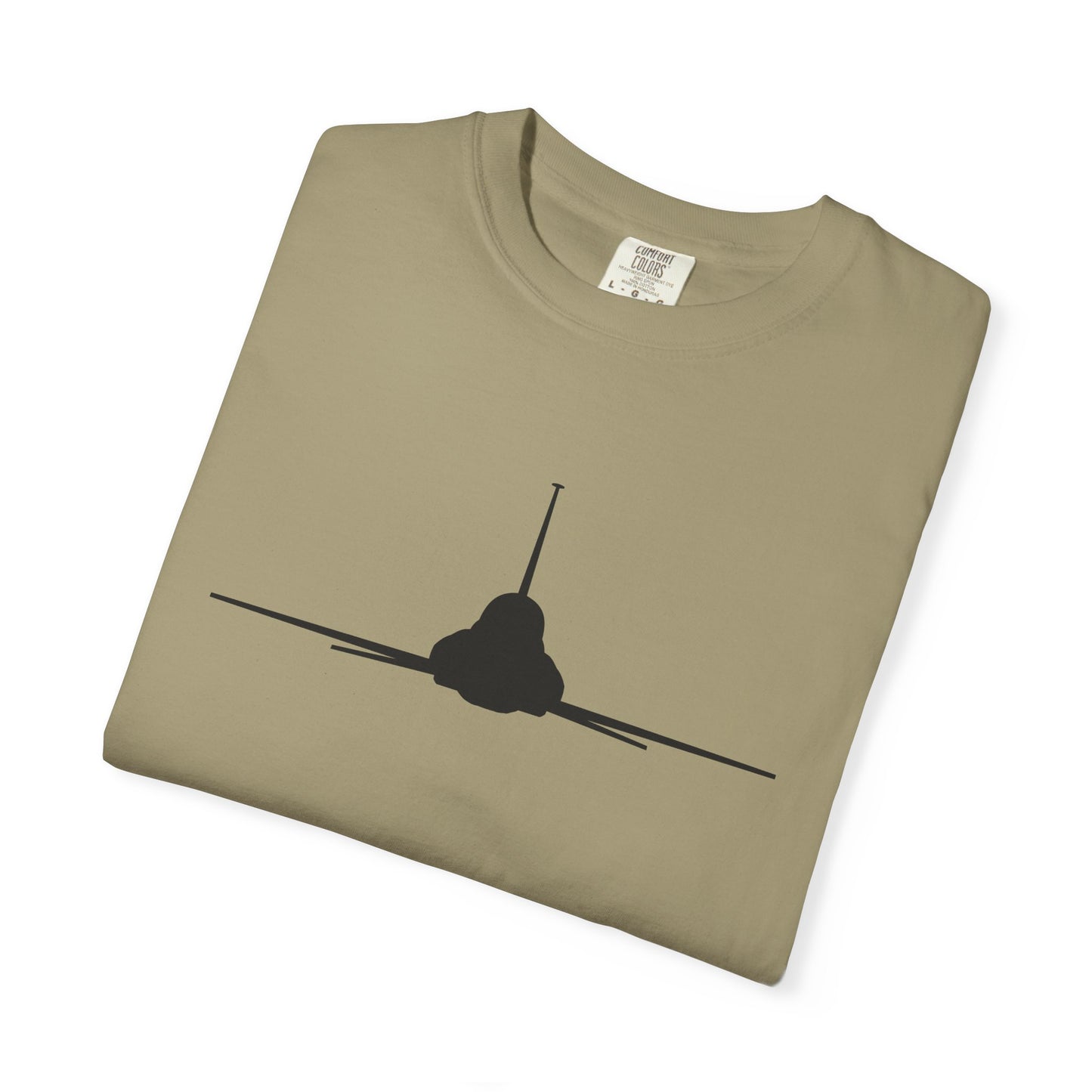 T-38 Front Silhouette Comfort Colors Unisex T-Shirt with Airplane Design, Casual Wear, Gift for Pilots, Aviation Lovers, Travel Enthusiasts, Plane Spotting