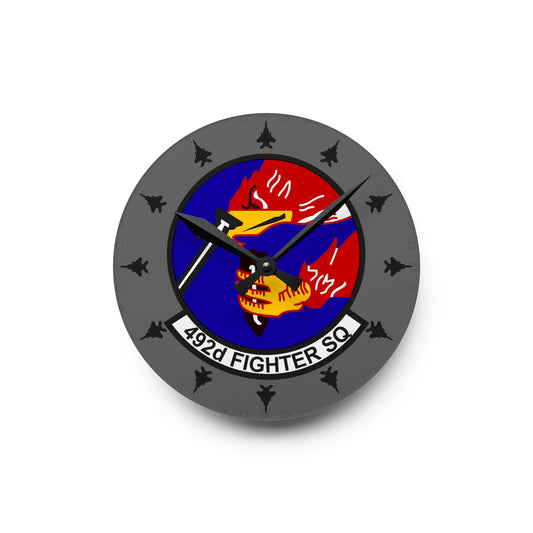 492FS "Bolars" Acrylic Wall Clock, Round or Square Options