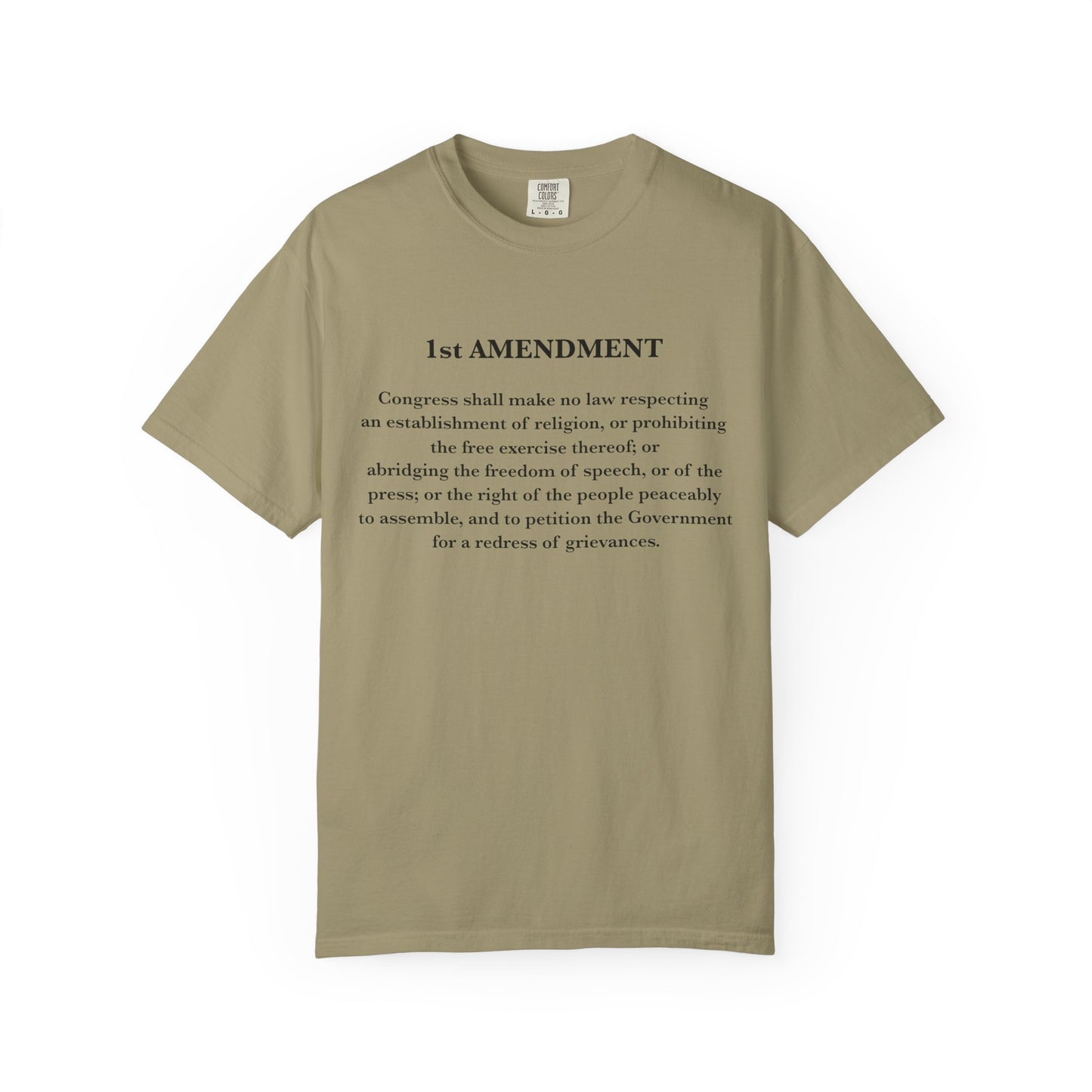 1st Amendment Comfort Colors Unisex T-Shirt, Casual Wear