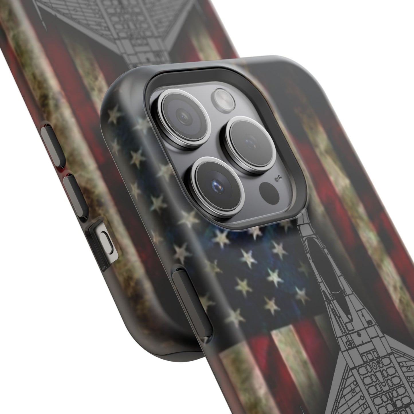 F-16 Old Glory Magnetic Tough Cases for iPhone