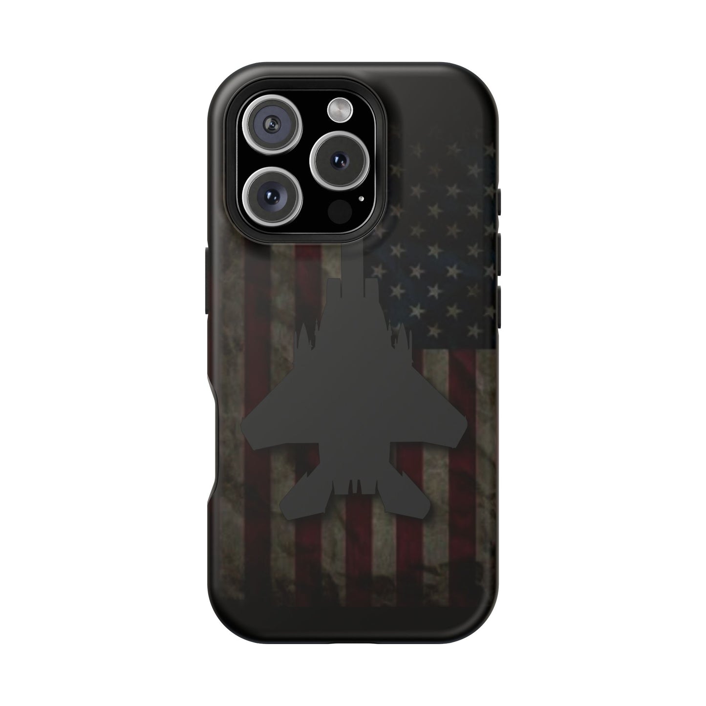 F-15E Silhouette Old Glory Magnetic Tough Cases for iPhone
