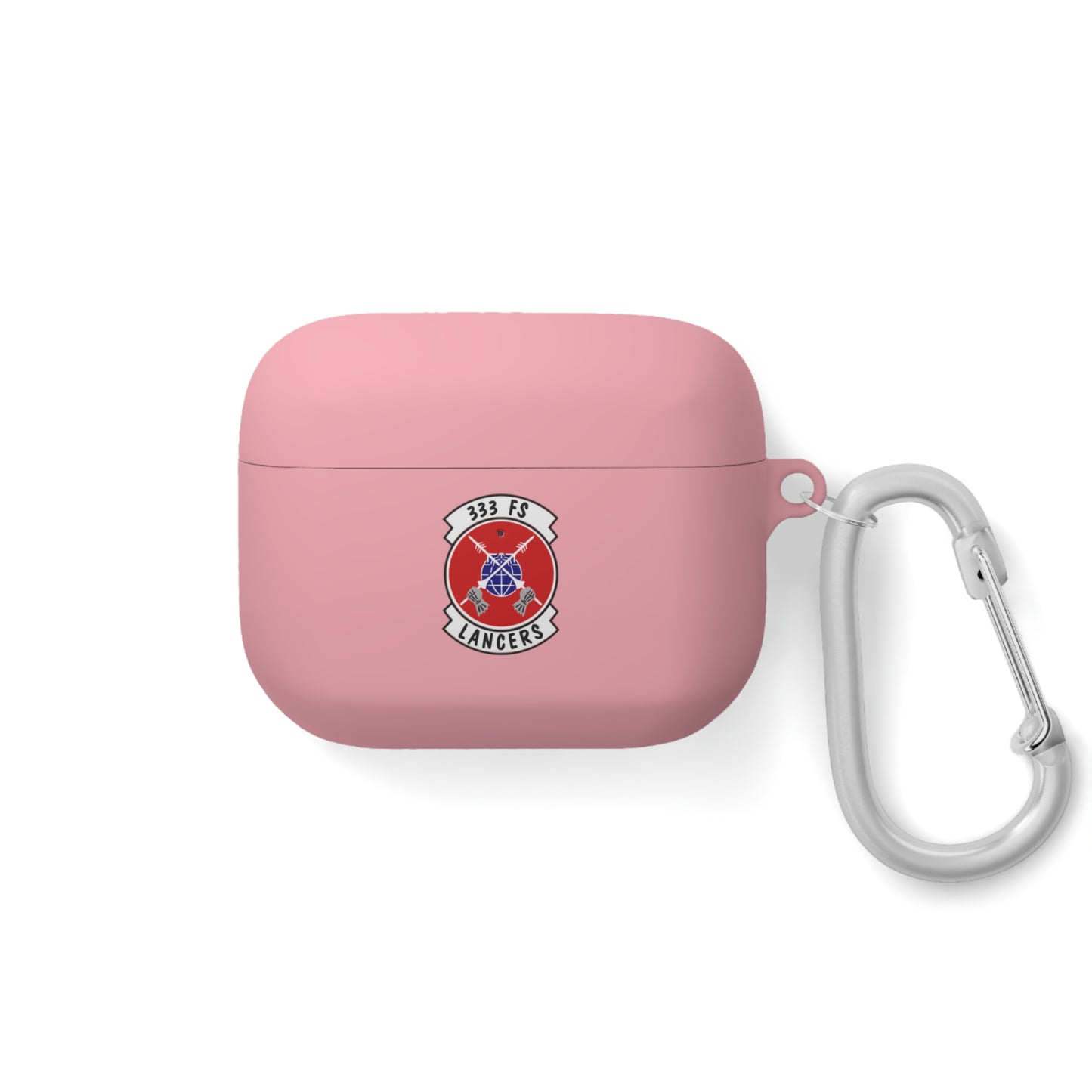 AirPods and AirPods Pro Case Cover, 333FS with F-15E Front Silhouette on Back