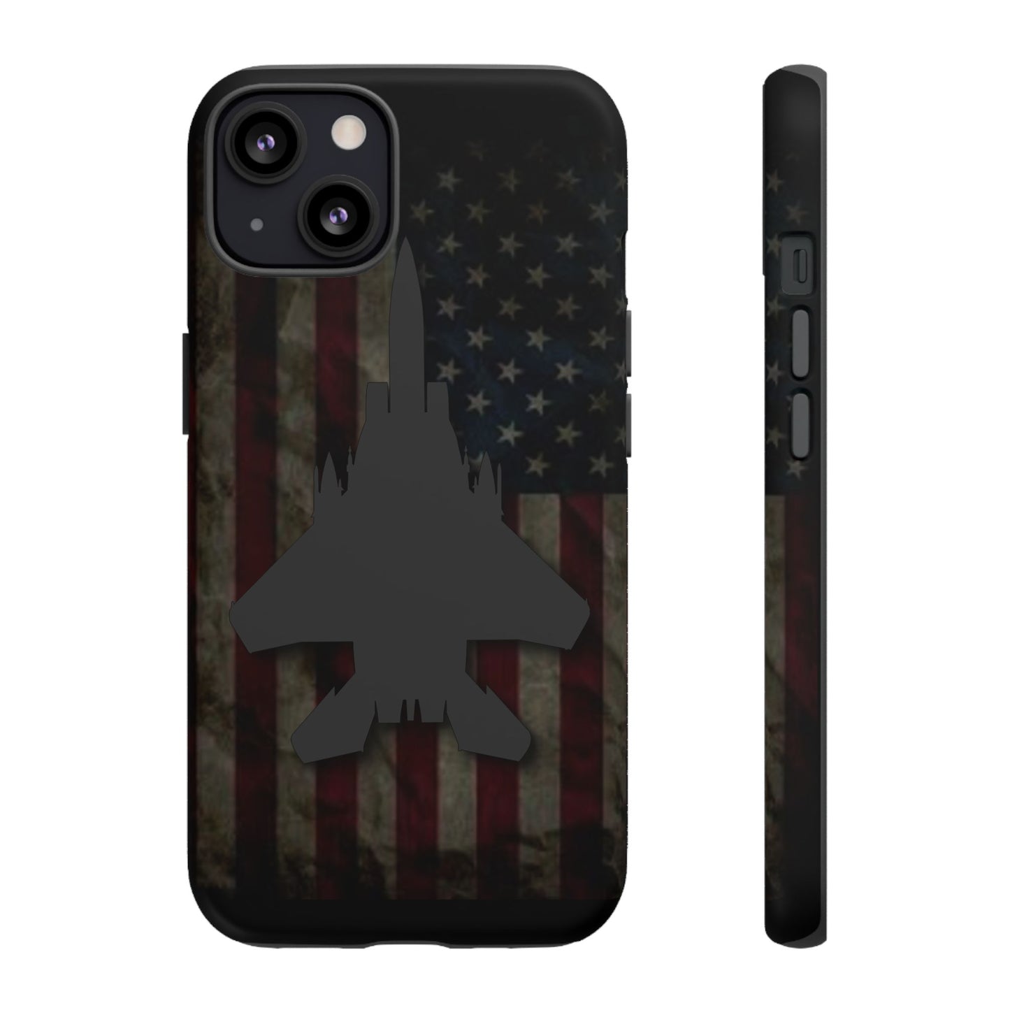 F-15E Silhouette Old Glory Tough Cases for iPhone, Samsung, Google
