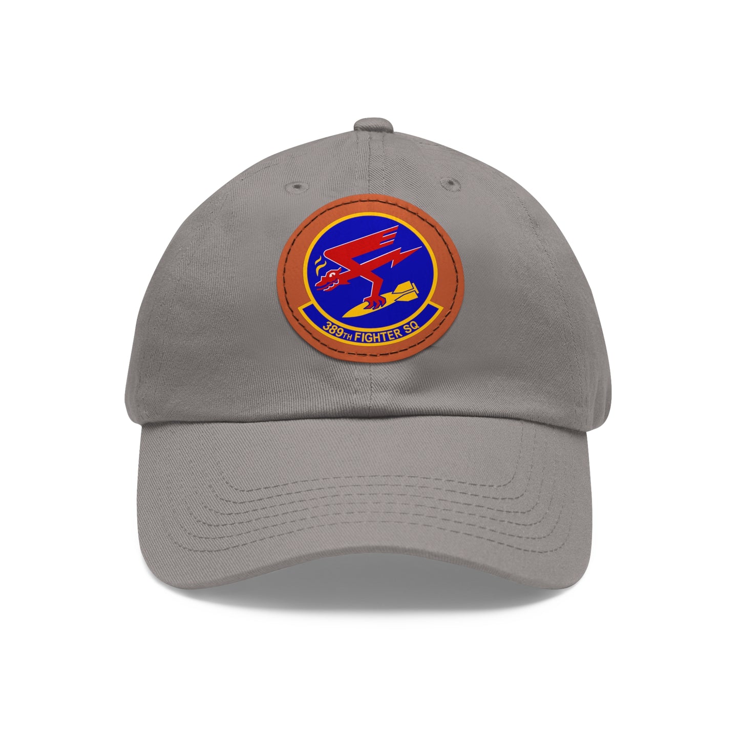 389FS T-Bolts Leather Patch Hat, Multiple Colors
