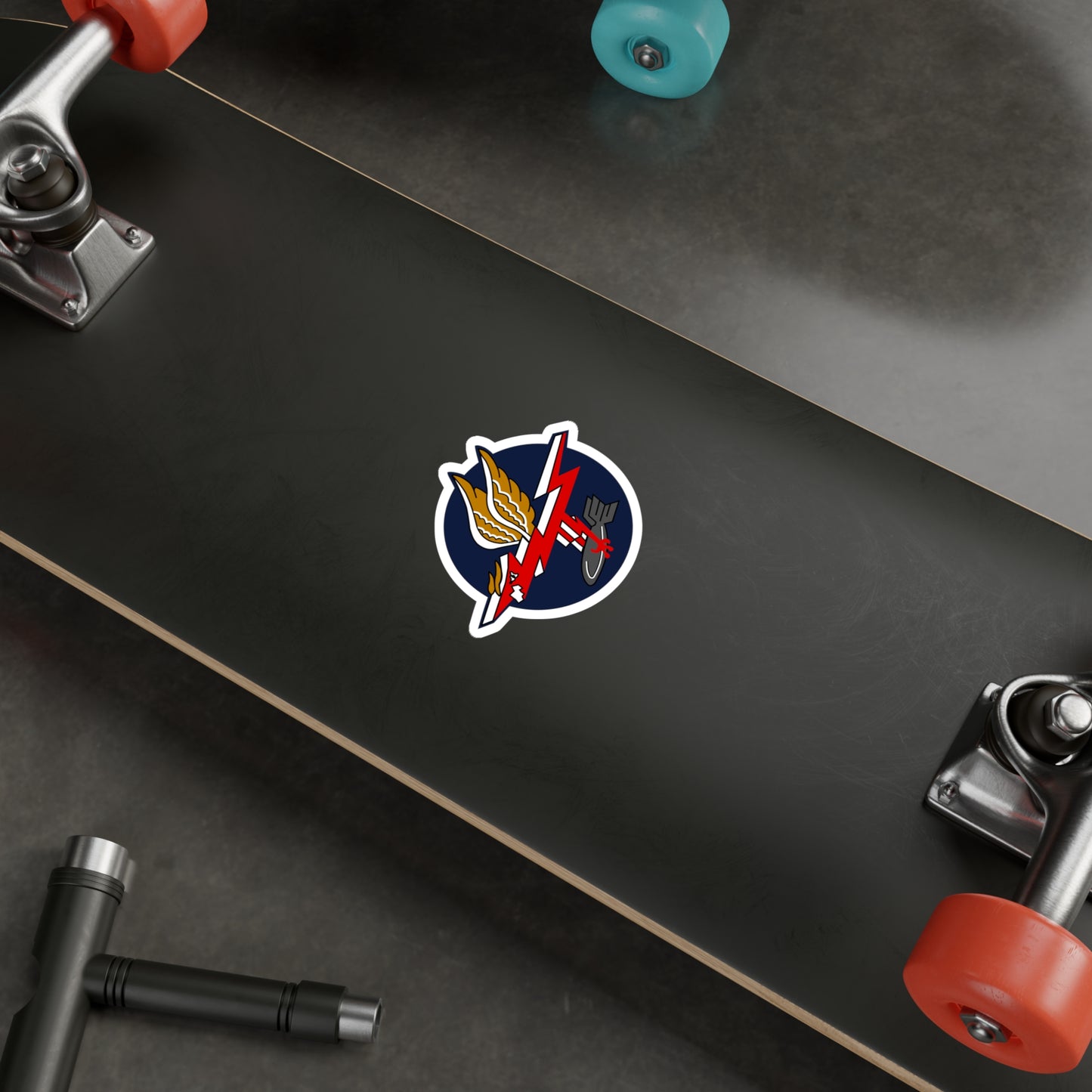 389FS "T-Bolts" Heritage Patch Vinyl Decal