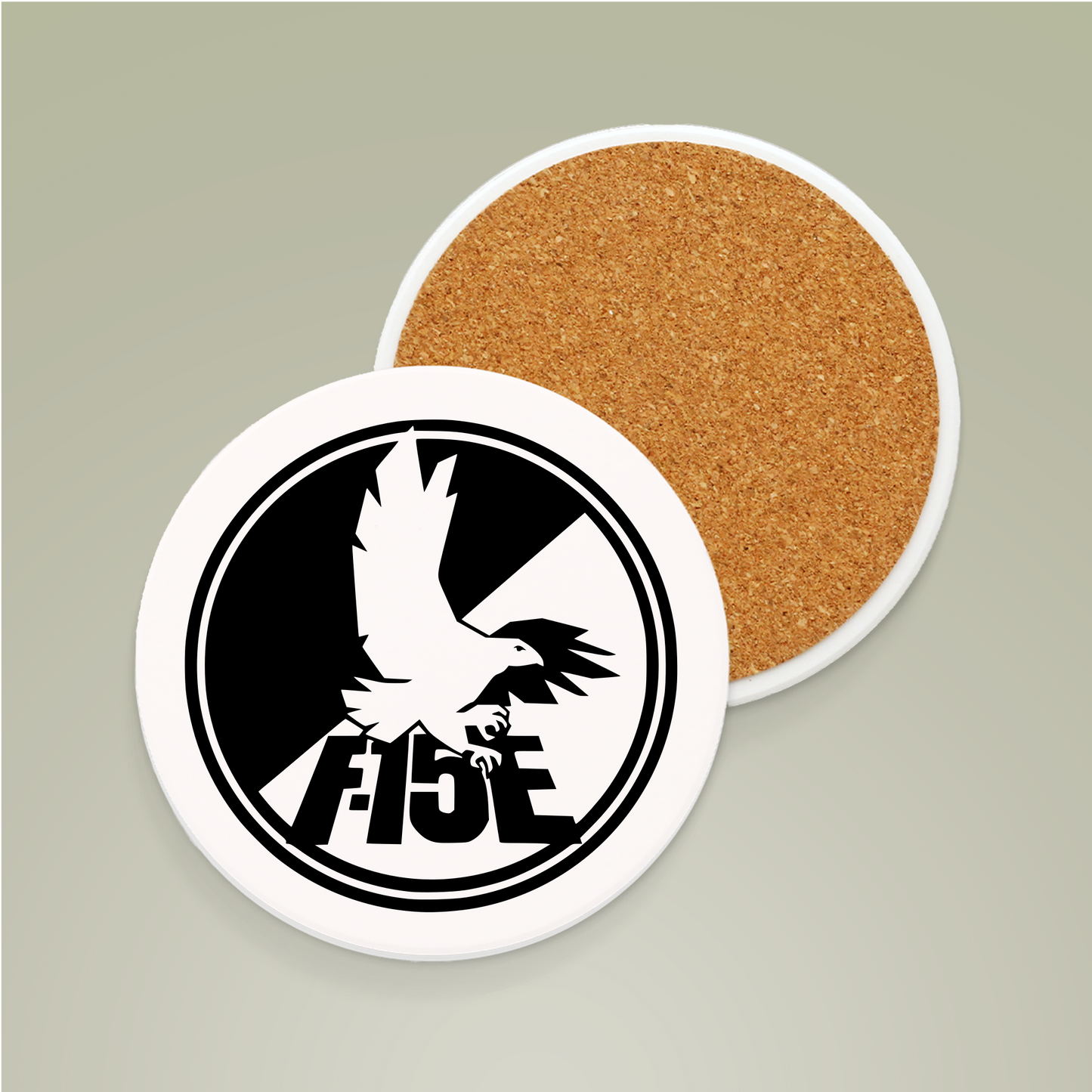 F-15E Day/Night Ceramic Coaster (Single Coaster)