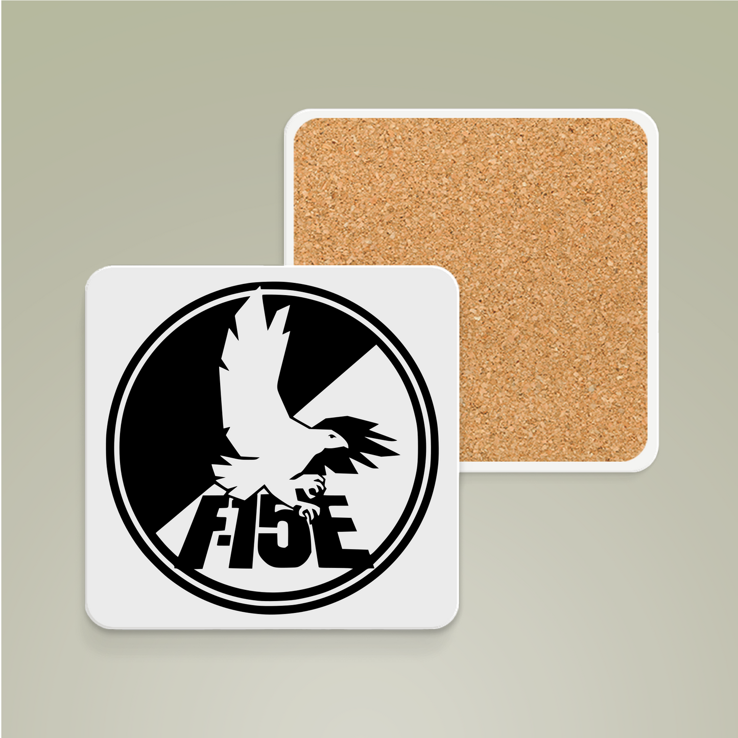 F-15E Day/Night Ceramic Coaster (Single Coaster)