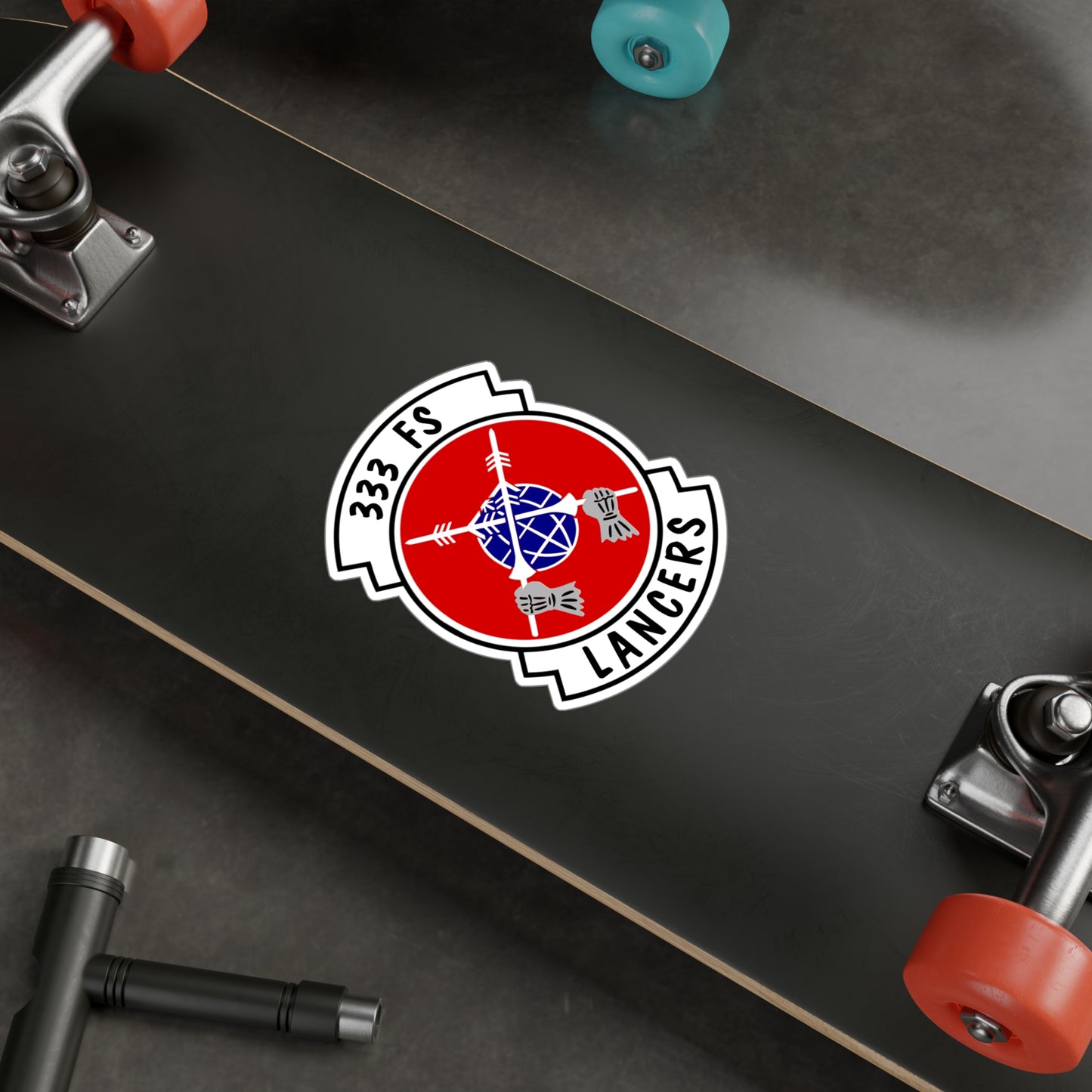 333FS "Lancers" Vinyl Decal, Indoor/Outdoor, 4 Sizes Available
