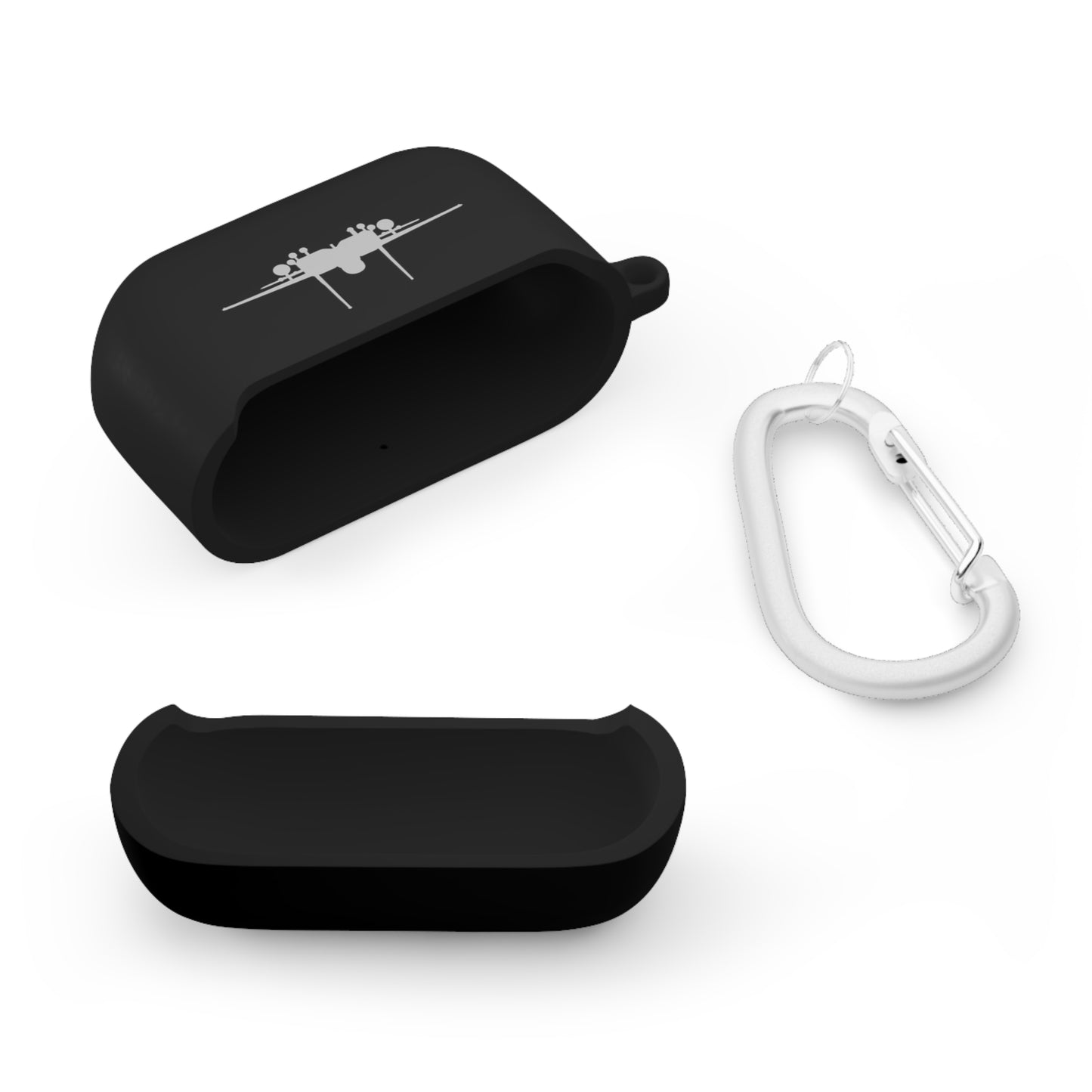 AirPods and AirPods Pro Case Cover, 333FS with F-15E Front Silhouette on Back