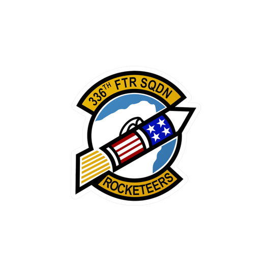 336FS "Rocketeers" Vinyl Decal, Indoor/Outdoor, 4 Sizes Available
