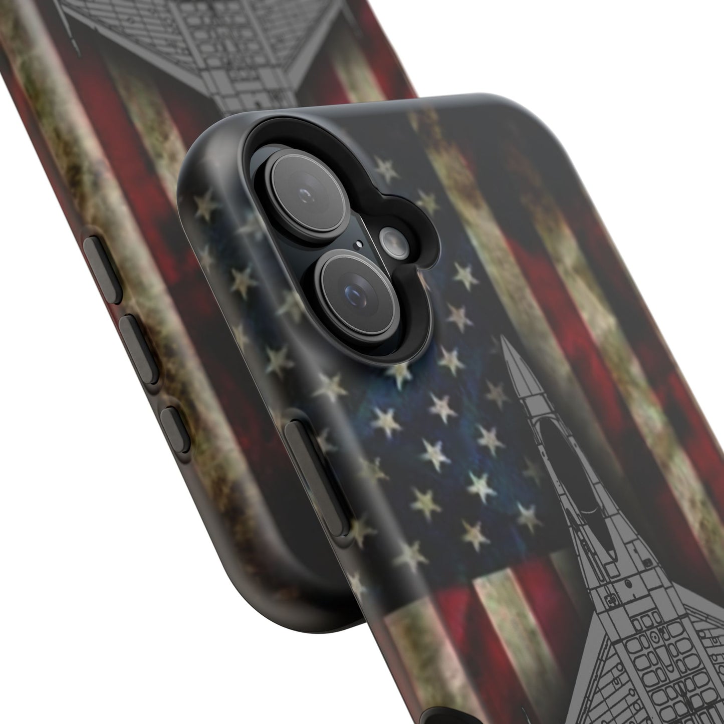 F-16 Old Glory Magnetic Tough Cases for iPhone