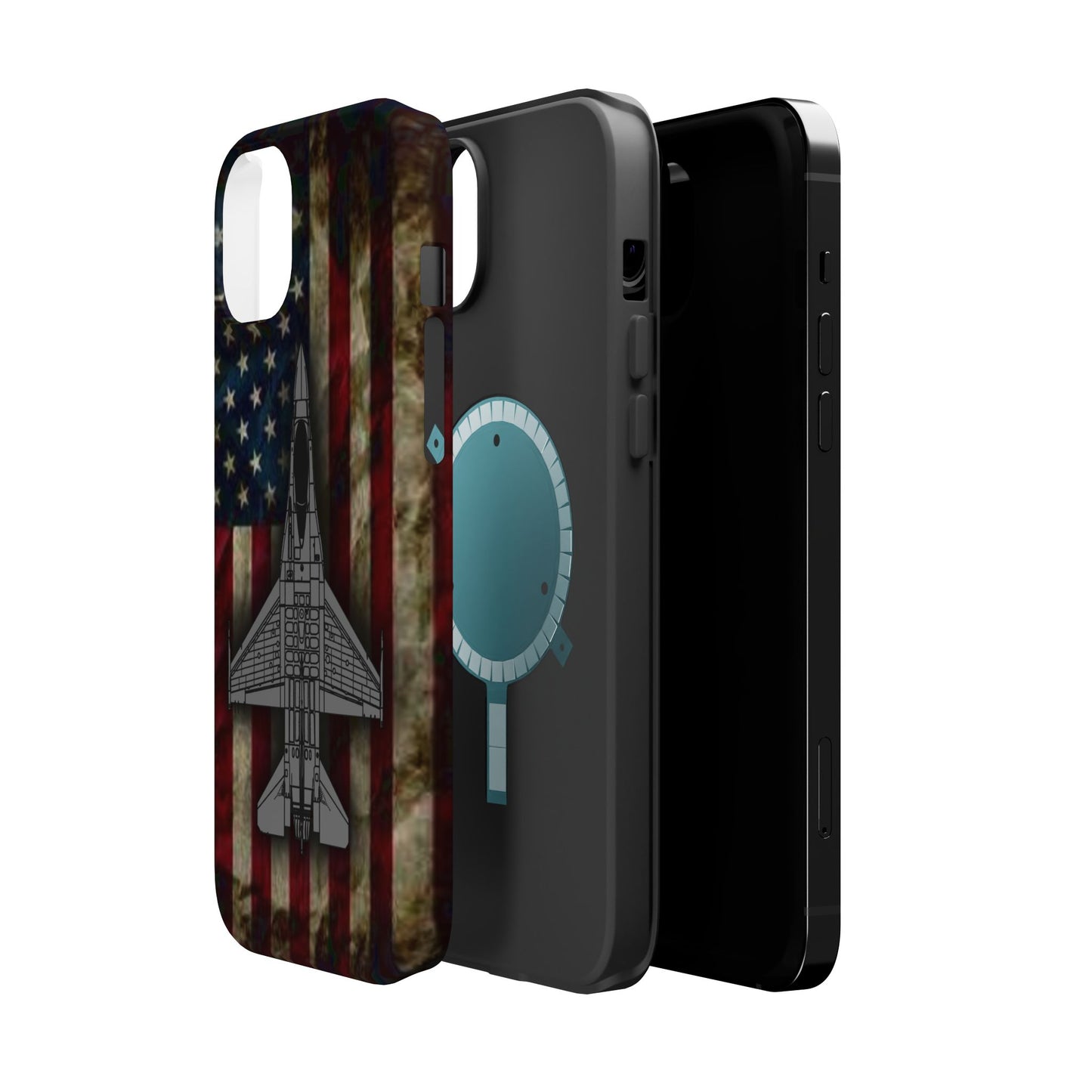 F-16 Old Glory Magnetic Tough Cases for iPhone