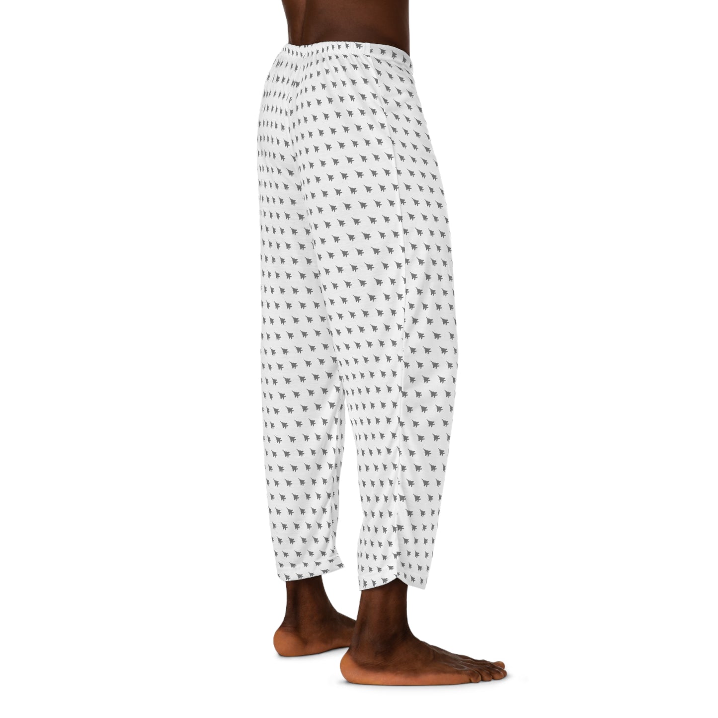 F-15E Men's Pajama Pants, White