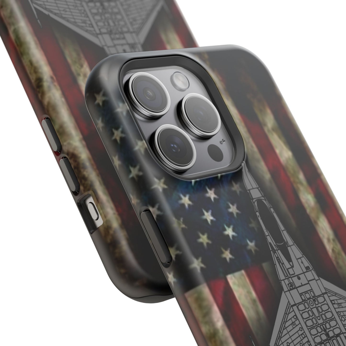 F-16 Old Glory Magnetic Tough Cases for iPhone