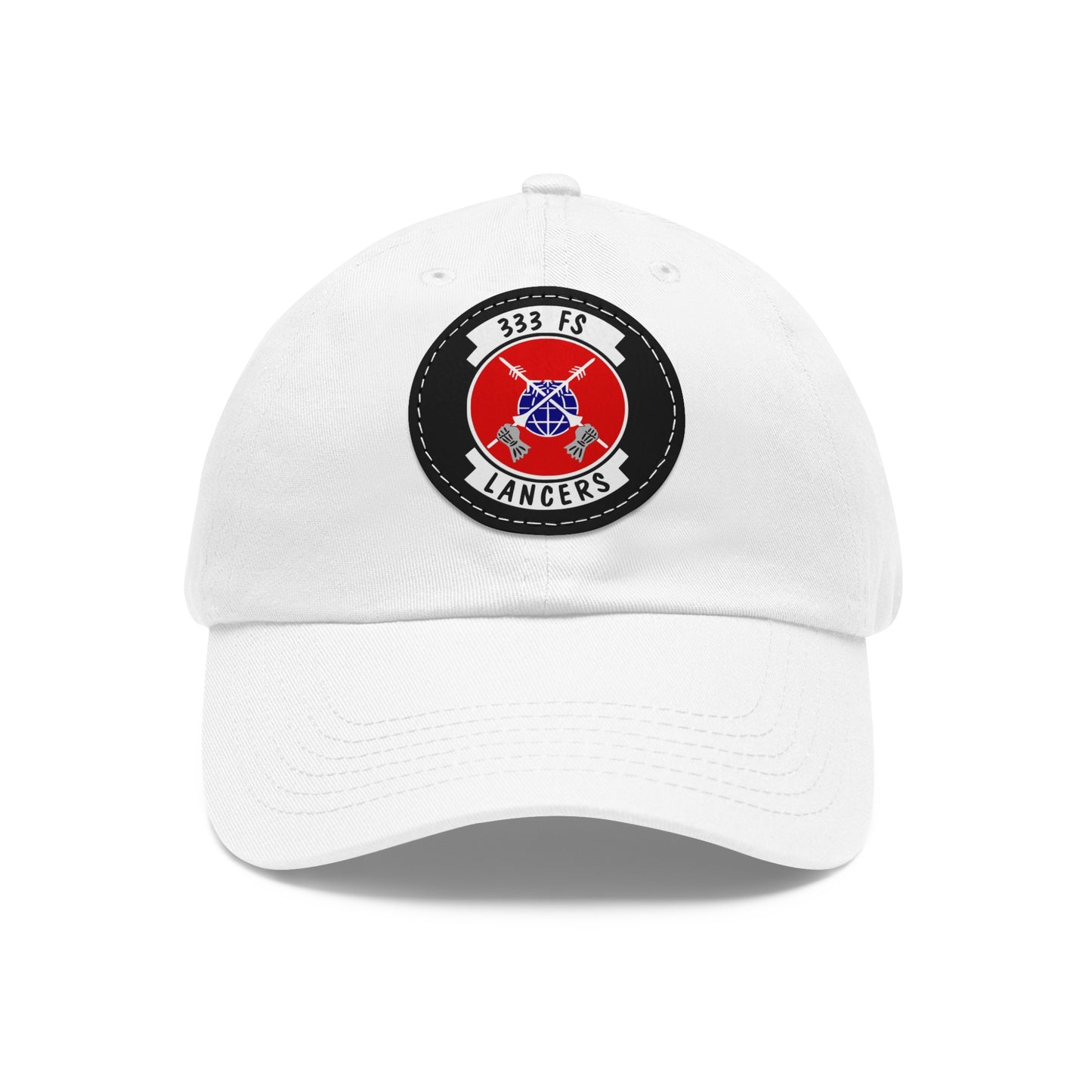 333FS Lancers Leather Patch Hat, Multiple Colors