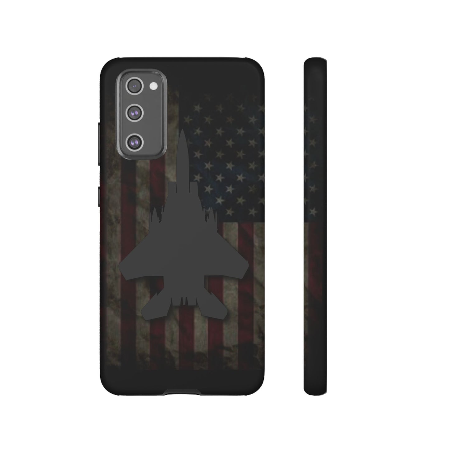 F-15E Silhouette Old Glory Tough Cases for iPhone, Samsung, Google