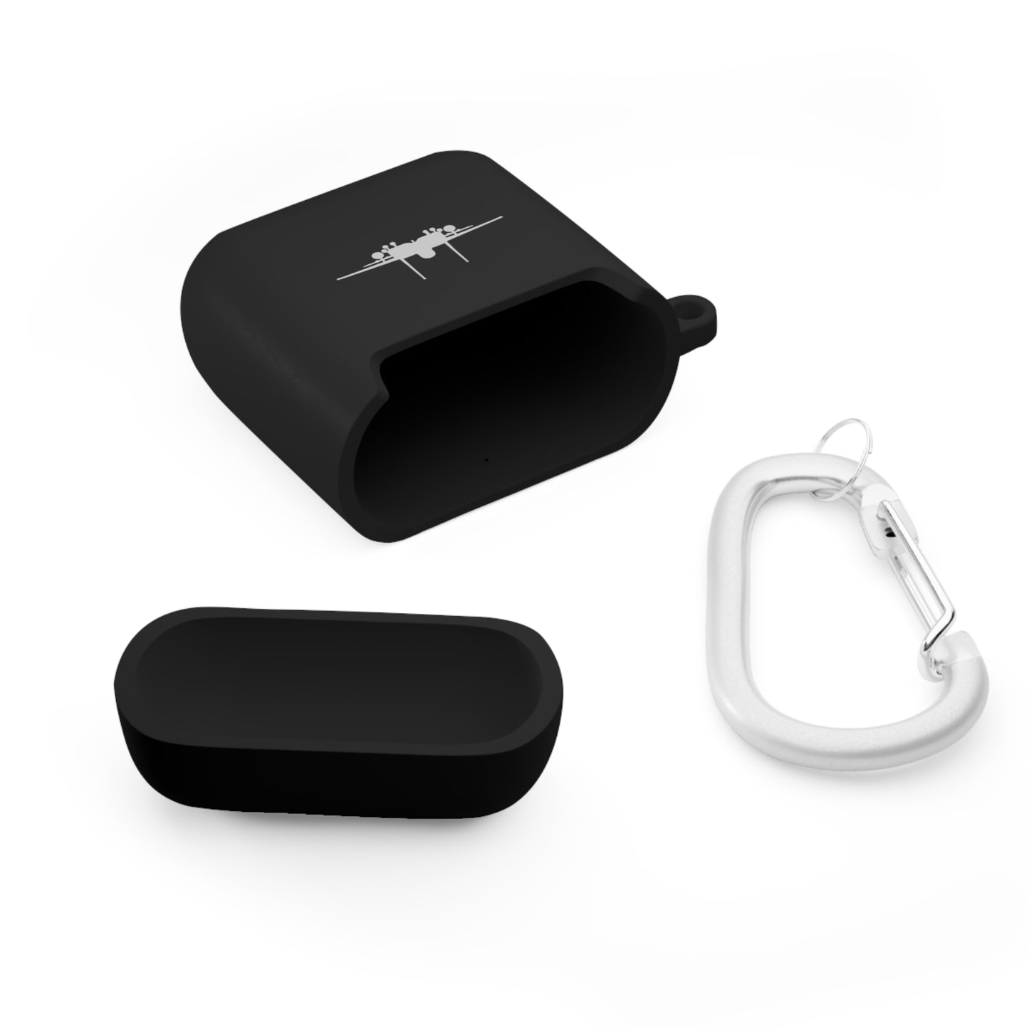 AirPods and AirPods Pro Case Cover, 333FS with F-15E Front Silhouette on Back