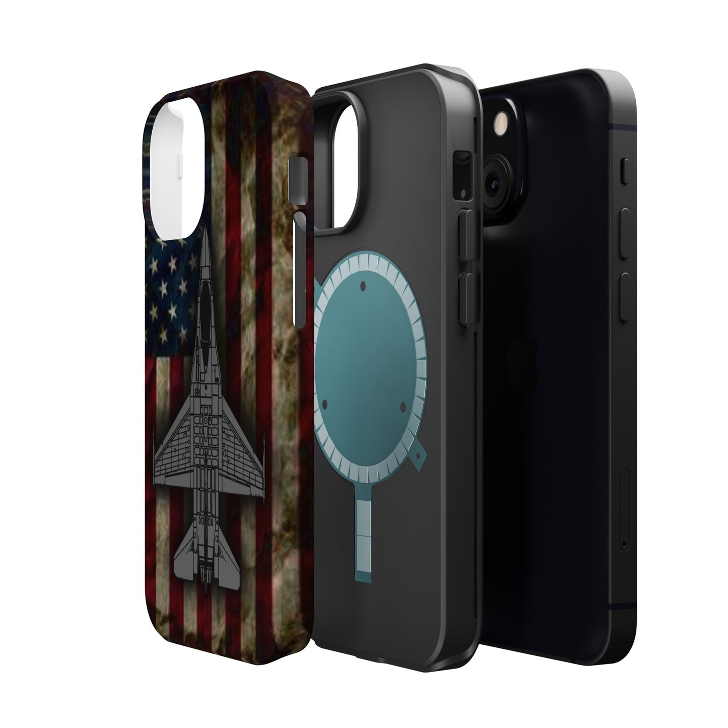 F-16 Old Glory Magnetic Tough Cases for iPhone