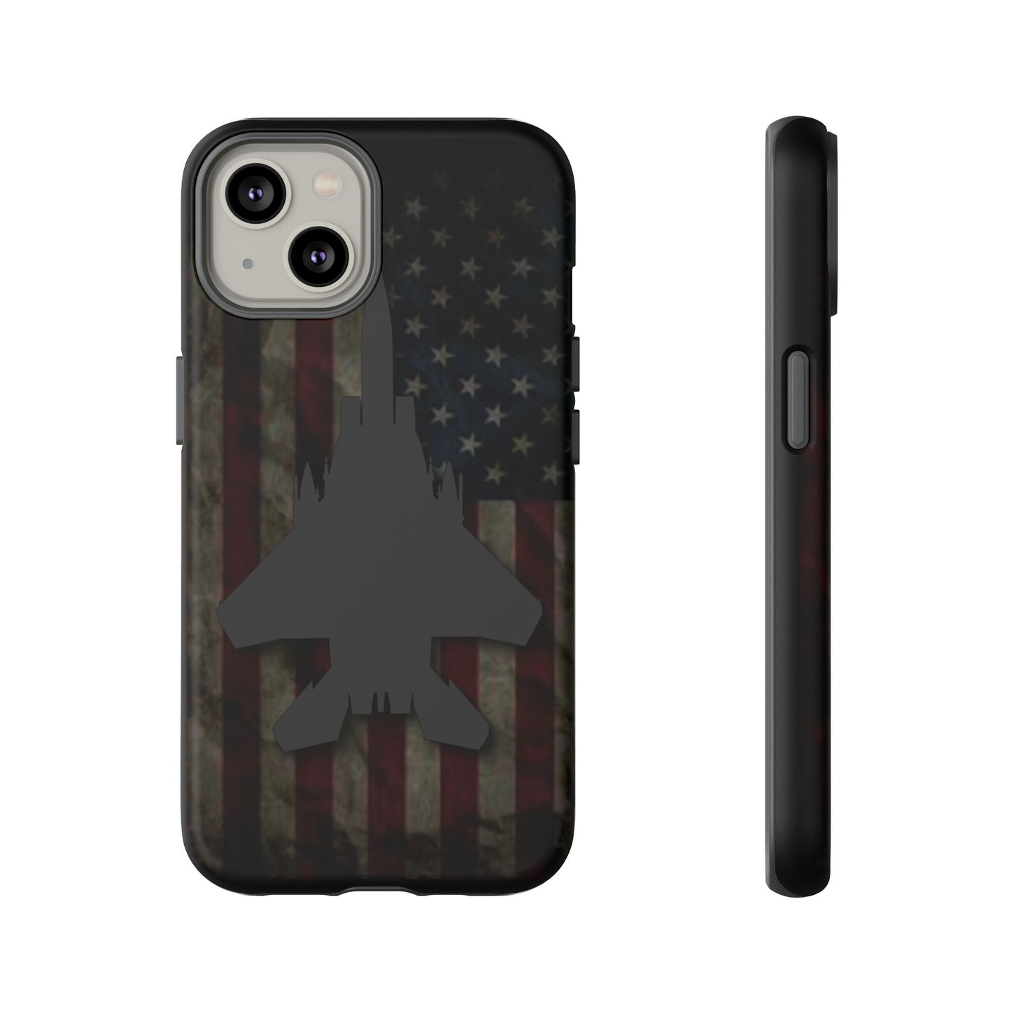 F-15E Silhouette Old Glory Tough Cases for iPhone, Samsung, Google