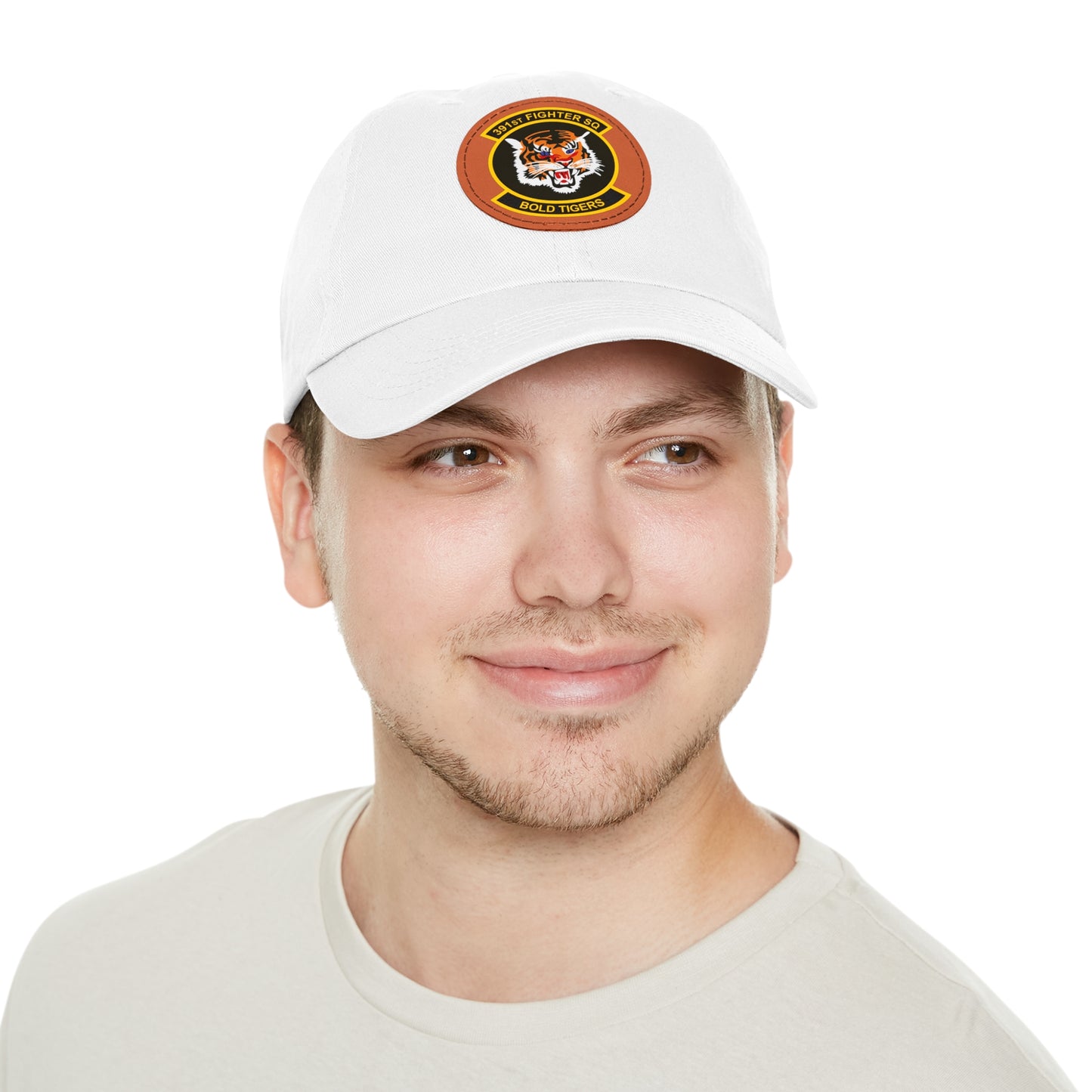 391FS Bold Tigers Leather Patch Hat, Multiple Colors