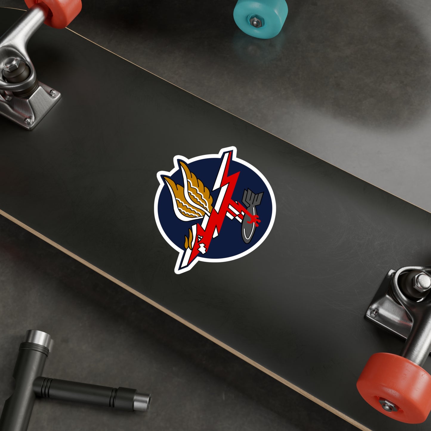389FS "T-Bolts" Heritage Patch Vinyl Decal