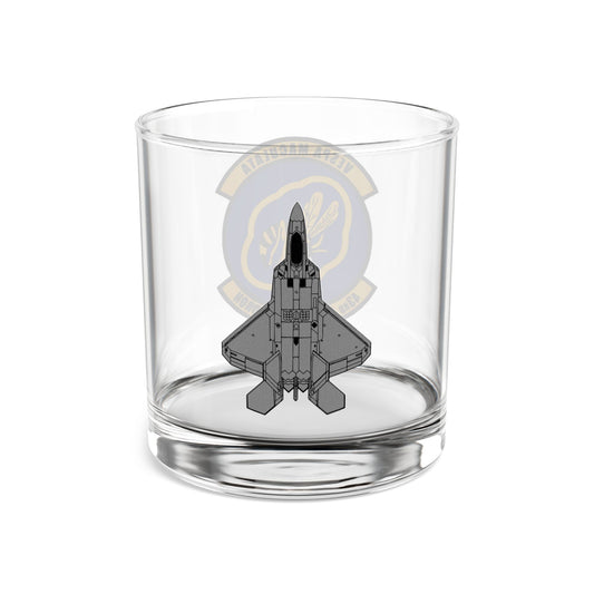 43FS "Hornets" Rocks Glass, 10oz with F-22