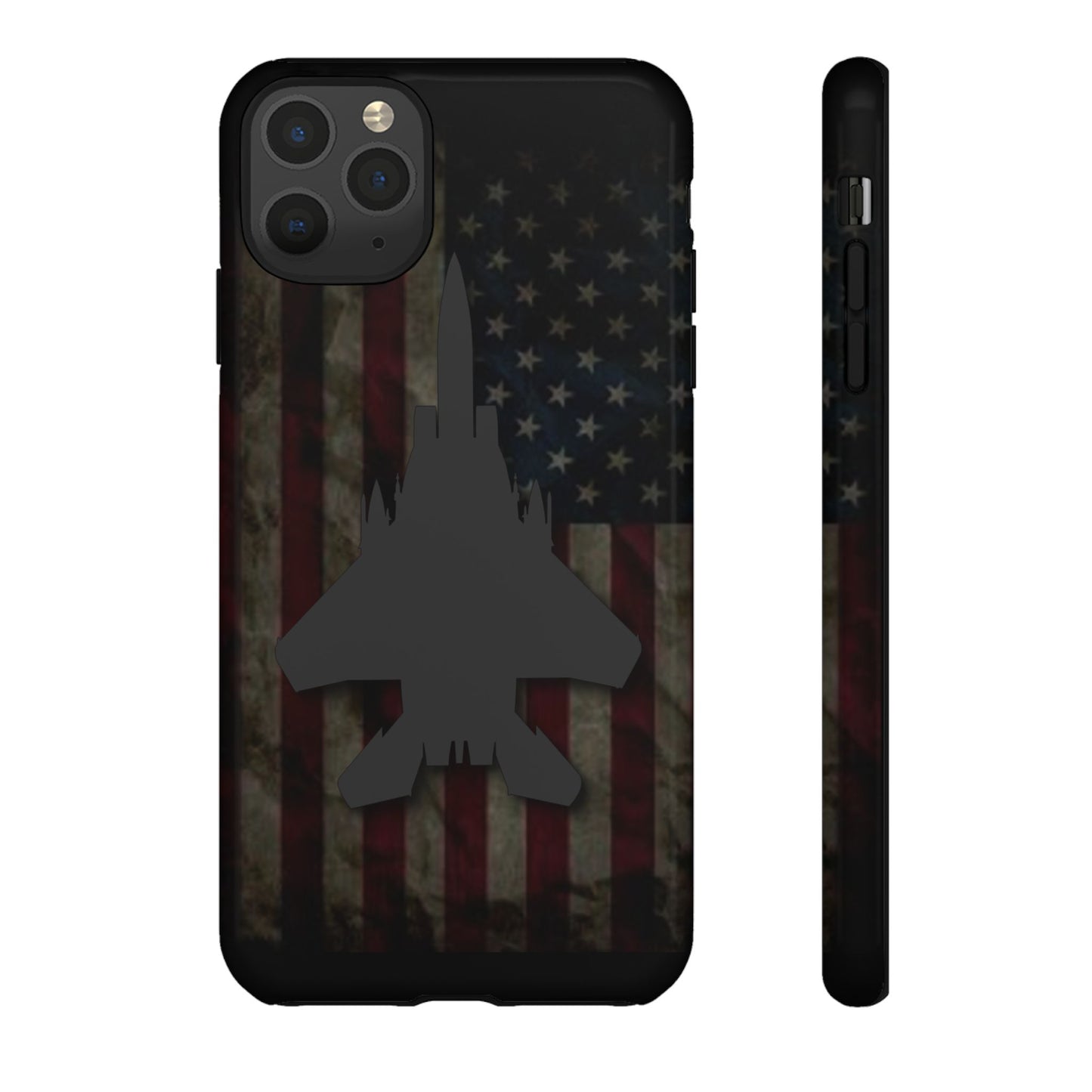 F-15E Silhouette Old Glory Tough Cases for iPhone, Samsung, Google